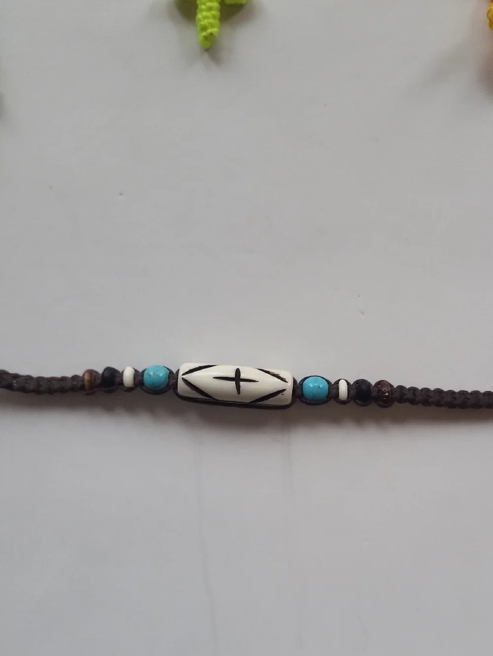 Knotted Cord Rosary Cross Prayer Bracelets Lot of 10